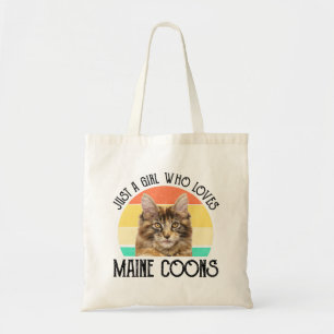 Bara en flicka som Kärlek Maine Coons Tygkasse
