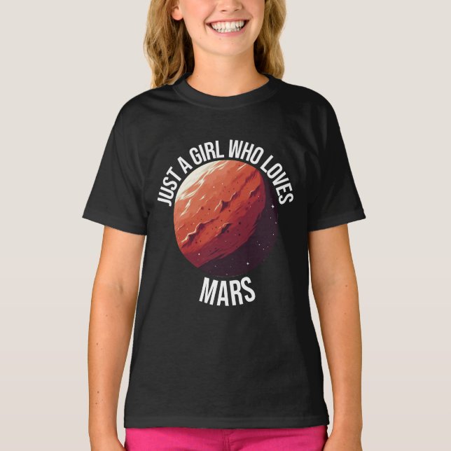 Bara en flicka som Kärlek Mars T Shirt (Framsida)