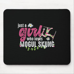 Bara en flicka som Kärlek Mogul Skiing - Mogul Ski Musmatta