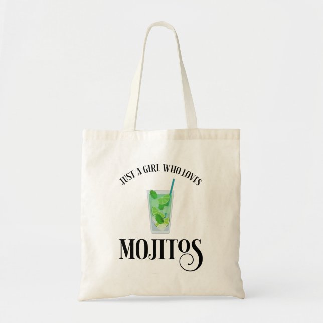 Bara en flicka som Kärlek Mojitos Tygkasse (Framsidan)