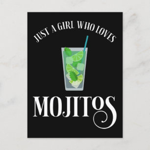 Bara en flicka som Kärlek Mojitos Vykort