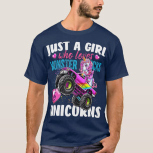 Bara en flicka som Kärlek Monster Lastbilar och G T Shirt