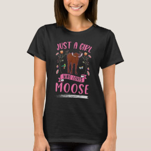 Bara en flicka som kärlek Moose Skandinavien Moose T Shirt