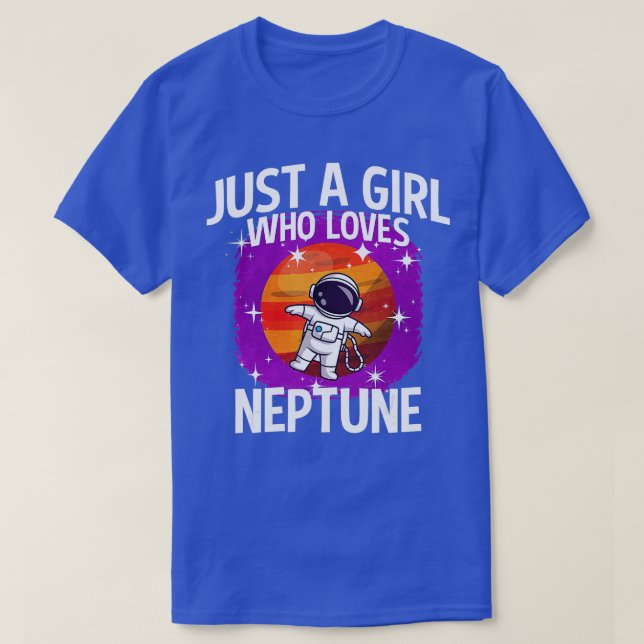 Bara en flicka som Kärlek Neptune T Shirt (Design framsida)