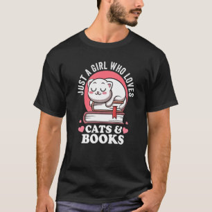 Bara en flicka som Kärlek och Bokar Avid Reader B T Shirt