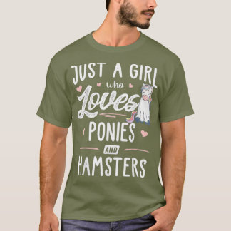 Bara en flicka som Kärlek och Hamsters gåft T Shirt