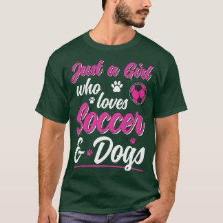 Bara en flicka som Kärlek och Hundar Women Player T Shirt