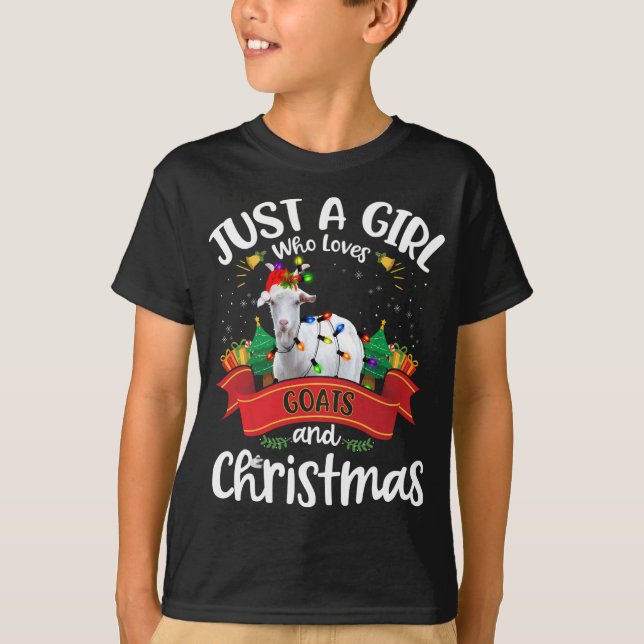 Bara en flicka som Kärlek och jultomten har T Shirt (Framsida)