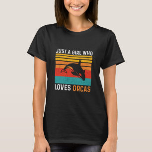 Bara en flicka som Kärlek Orcas 2024 T Shirt