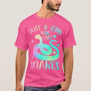 Bara en flicka som Kärlek ormar Älskare Girl. T Shirt
