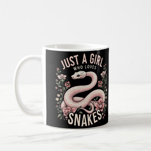 Bara en flicka som Kärlek ormar Kaffemugg (Vänster)
