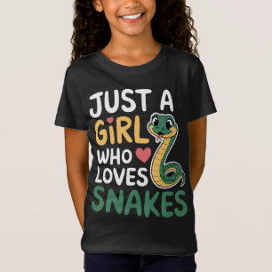 Bara en flicka som Kärlek ormar T Shirt
