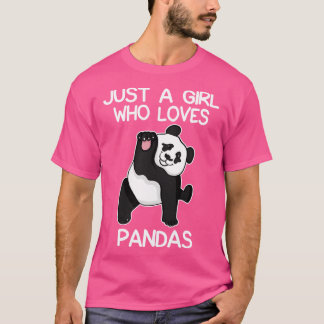 Bara en flicka som Kärlek Pandas 1 T Shirt