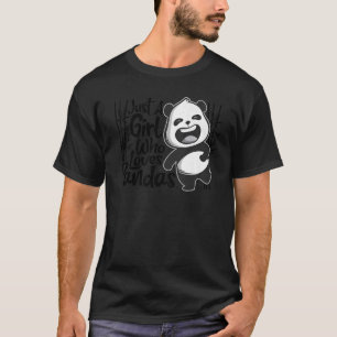 Bara en flicka som Kärlek Pandas Animal for Women T Shirt