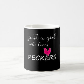 Bara en flicka som Kärlek Peckers Kaffemugg