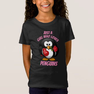 Bara en flicka som Kärlek Penguins T Shirt