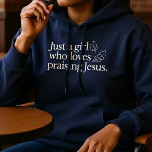 Bara en flicka som Kärlek pissar Jesus Fall Faith T Shirt