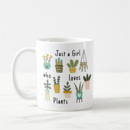 Bara en flicka som Kärlek plantar botanist Kaffemugg