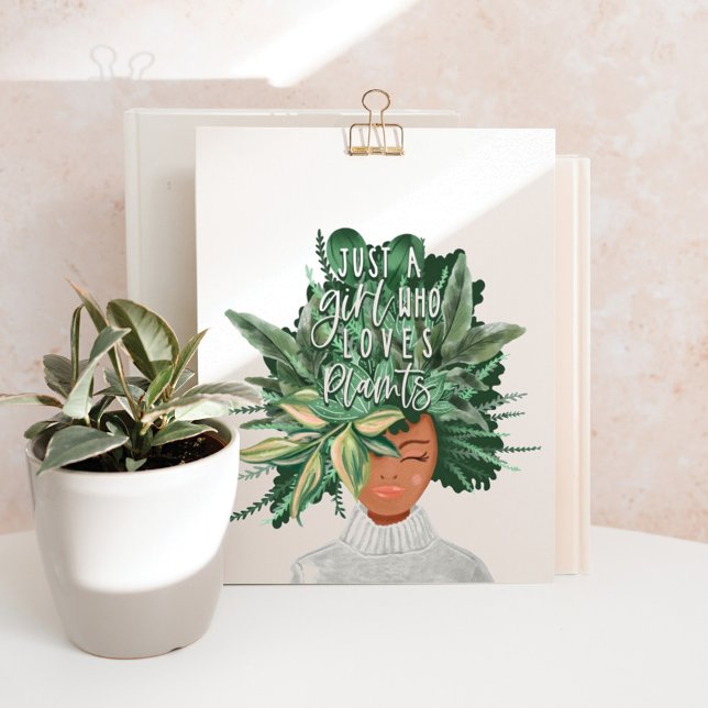 Bara en flicka som Kärlek planterar | Crazy Plant  Poster (Skapare uppladdad)