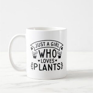 Bara en flicka som Kärlek planterar Kaffemugg