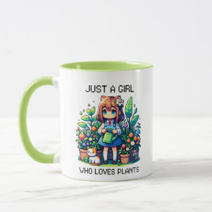 Bara en flicka som Kärlek planterar Mugg
