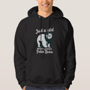 Bara en flicka som Kärlek Polar bär kutym Polar Bj Hoodie