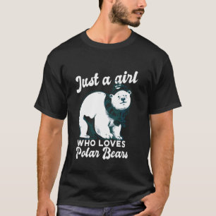 Bara en flicka som Kärlek Polar bär kutym Polar Bj T Shirt