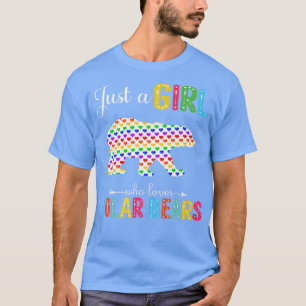 Bara en flicka som Kärlek Polar föder Kärlek Mönst T Shirt