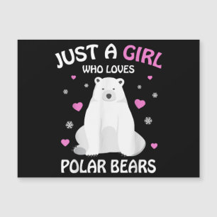 Bara en flicka som Kärlek Polar ger skon Polar Bea