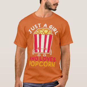 Bara en flicka som Kärlek Popcorn T Shirt