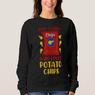 Bara en flicka som Kärlek Potato Chip Snack 2 T Shirt