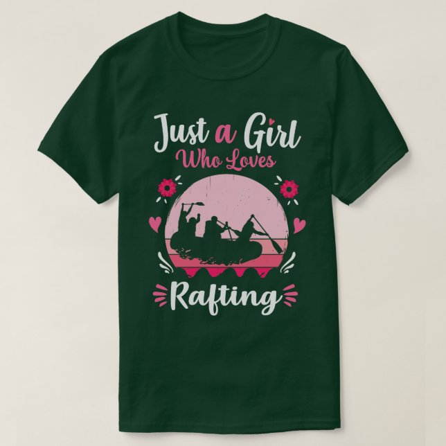 Bara en flicka som Kärlek raderar Rosa Retro Vinta T Shirt (Design framsida)