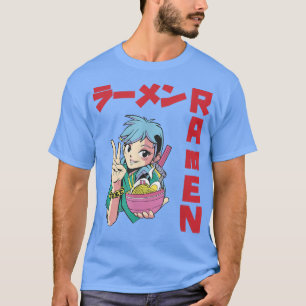 Bara en flicka som kärlek Ramen Anime Bowl Kawaii T Shirt
