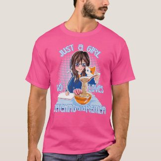 Bara en flicka som Kärlek Ramen Sketching Shirt Ja T