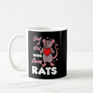 Bara en flicka som Kärlek Råttor Kaffemugg