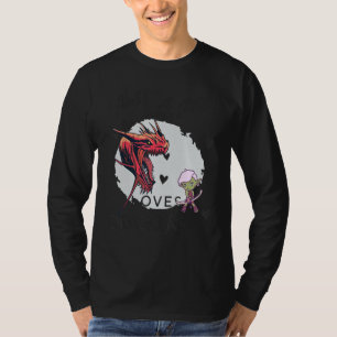 Bara en flicka som Kärlek Red Dragons Fairy Sayer T Shirt