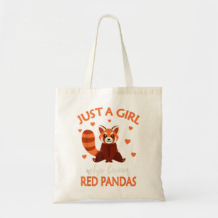 Bara en flicka som Kärlek Red Pandas Red Panda Gir Tygkasse