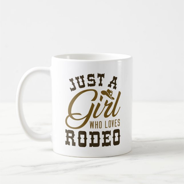 Bara en flicka som Kärlek Rodeo Kaffemugg (Vänster)