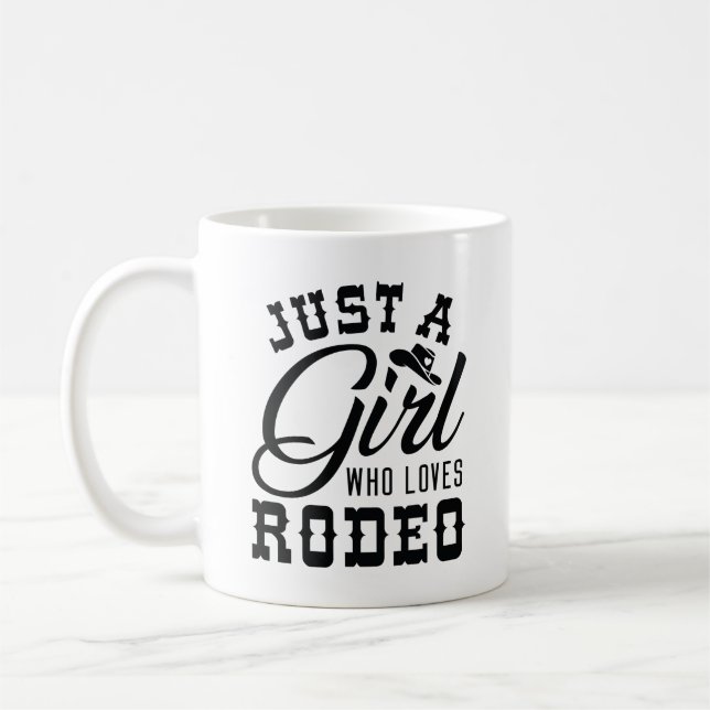 Bara en flicka som Kärlek Rodeo Kaffemugg (Vänster)