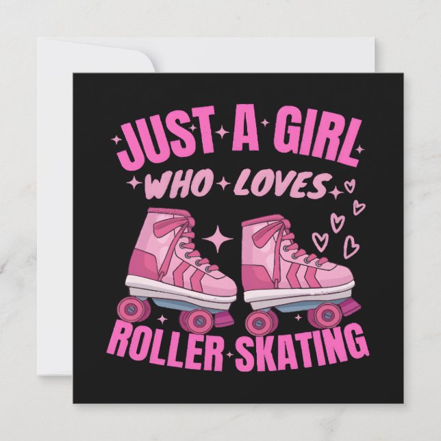 Bara en flicka som Kärlek Roller Skating (Framsida)