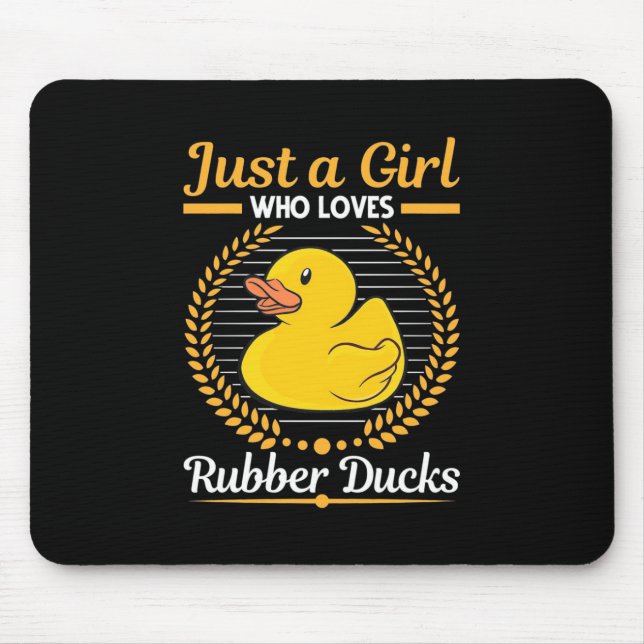 Bara en flicka som Kärlek Rubber Anka Musmatta (Framsidan)