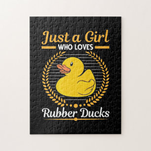 Bara en flicka som Kärlek Rubber Anka Pussel