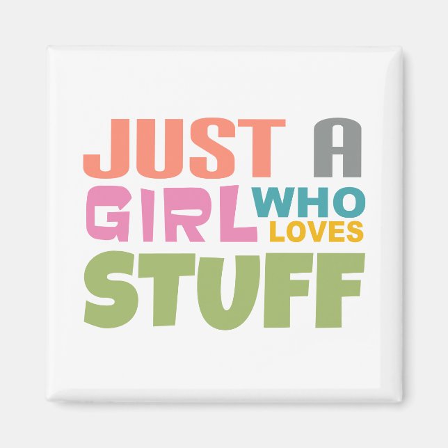 Bara en flicka som kärlek saker magnet (Framsidan)