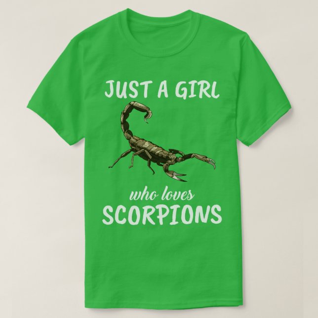 Bara en flicka som Kärlek Scorpions T Shirt (Design framsida)