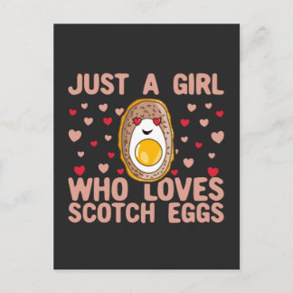 Bara en flicka som Kärlek Scotch Eggs Vykort