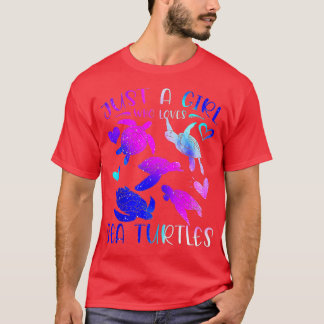 Bara en flicka som Kärlek Sea Turtles - Sea Turtle T Shirt