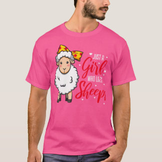 Bara en flicka som Kärlek Sheeps T Shirt