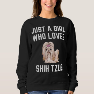 Bara en flicka som Kärlek Shih Tzus T Shirt