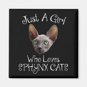 Bara en flicka som Kärlek shynx Cats Magnet