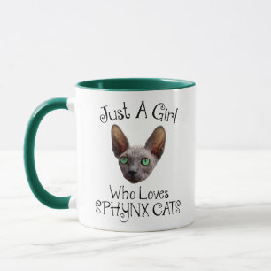 Bara en flicka som Kärlek shynx Cats Mugg